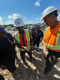 DEH and CIFS Tackle Fire Prevention at Landfill Site