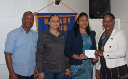 RCIPS FSU Receives Donation from Rotary Sunrise for DV Training