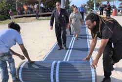 Ministry of Lands Installs Fourth Mobi-Mat