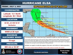 Hurricane Elsa Update