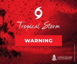 Tropical Storm Warning Issued for the Cayman Islands