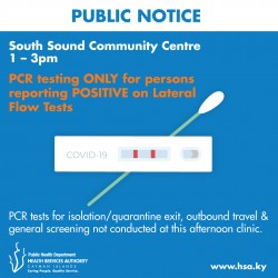 South Sound Community Centre PCR clinic for LFT positives only