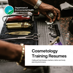 DEH resumes Cosmetology Hygiene and Safety Training