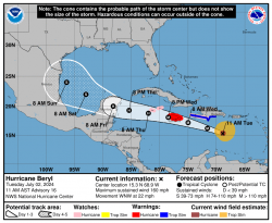 Hurricane Beryl Advisory Number 16