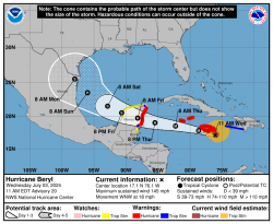 NHC Hurricane Beryl Advisory Number 20