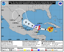 Hurricane Beryl Advisory Number  23