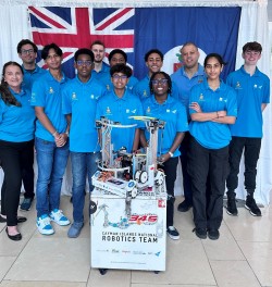 Cayman Islands National Robotics Team attends FIRST Global Challenge in Athens, Greece