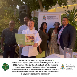 Ministry of PAHITD Celebrates Successful Collaboration Between Local Farmers and Chefs at the 16 Annual Cayman Cookout