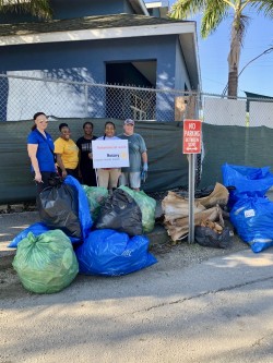 Rotary Sunset Organises Washington Boulevard Cleanup